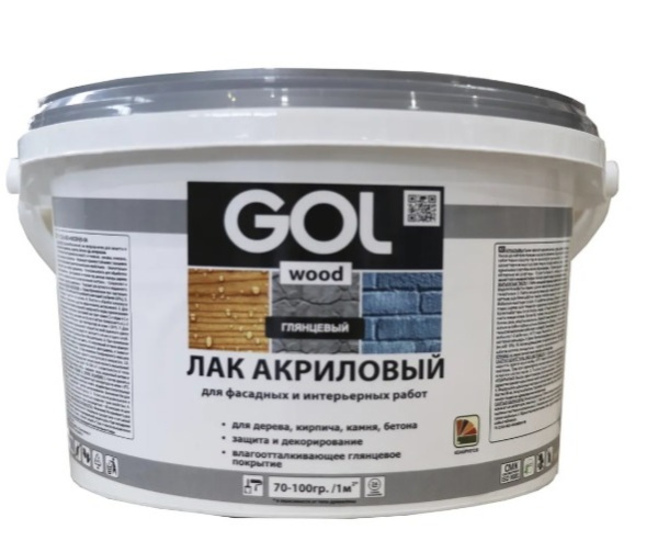 Лак акриловый глянцевый GOL 2,4кг Wd-292-2,4;  11590419