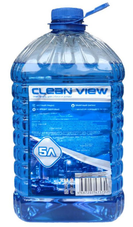 Омыватель стекол и зеркал (очиститель) зимний -30С 5л CLEAN VIEW; 11615165