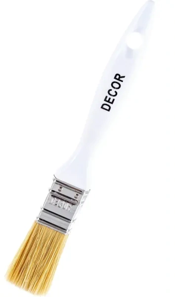Кисть White Edition STANDARD универсальная 25х15 мм, светлая щетина DECOR 700-025; 11606350