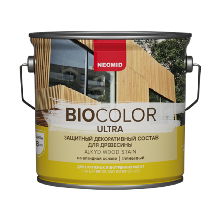 Защитный состав для дерева NEOMID BIO COLOR ULTRA Дуб 9л 11594350