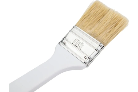 Кисть White Edition радиаторная 40х12, светлая щетина, пластиковая ручка DECOR 750-038; 11608155