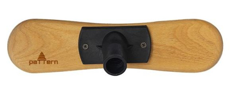 Щётка деревянная для пола с черенком 280мм белый премиум ворс PATTERN (281810); УТ-00000047