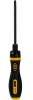 Отвертка двухсторонняя с трещеткой PH2+SL6, 180-230 мм Deli DL626011; 11614122