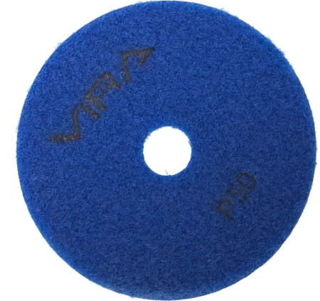 Алмазный гибкий шлифовальный круг Р50 100мм сухое шлифование VIRA 558122; УТ-00000287