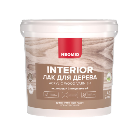 NEOMID INTERIOR Лак акриловый для дерева