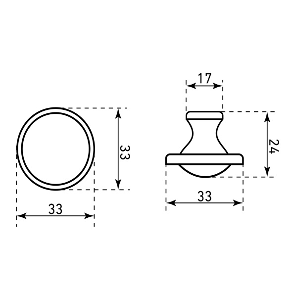 Мебельная ручка-кнопка старая бронза (2 штуки) StahlBuro C2501 AB; 11614940