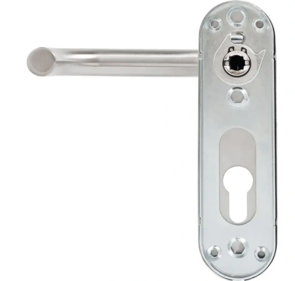 Комплект ручек на планке для противопожарных дверей БУЛАТ РФ 72.09НС AISI 304 INOX; 11614754