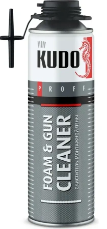 Очиститель монтажной пены 650 мл KUDO PROFF FOAM&GUN CLEANER KUPP06C; 11590257