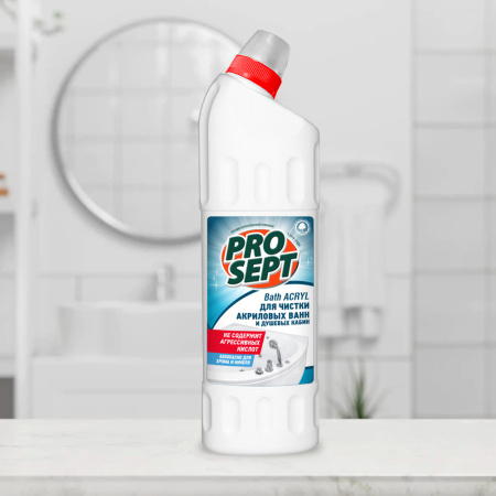Средство для чистки акриловых поверхностей (1:30-1:80) 1л   PROSEPT Bath Acryl 189-1; 11609090