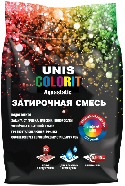 UNIS Затирка  Colorit шоколад 2кг  11602912