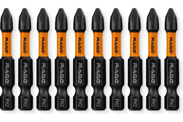 Биты торсионные S2 PH2 x 50 мм 10 шт RAGE 554123; УТ-00000229