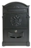 Ящик почтовый ГЕРБ черный АЛЛЮР №4011; 11614731