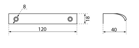Ручка-профиль мебельная матовый никель, упаковка 2шт StahlBuro А305-96 SN/16671; 11614646 Ручка-профиль мебельная матовый никель, упаковка 2шт StahlBuro А305-96 SN/16671; 11614646