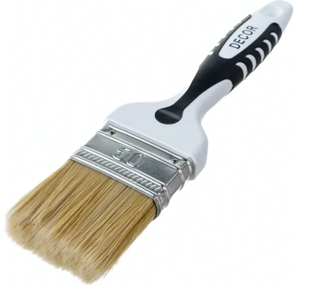 Кисть Black White универсальная 50х15мм, светлая смешанная щетина DECOR 880-050; 11606311