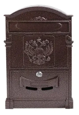 Ящик почтовый ГЕРБ медь АЛЛЮР №4011; 11614733