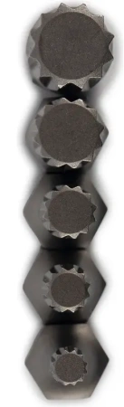 Биты автомобильные М5/6/8/10/12, 30 мм, 5 шт RAGE 554440;  УТ-00000215