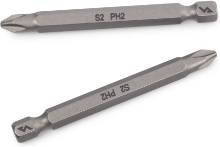 Биты магнитные PH2 x 70 мм 2шт для шуруповерта, сталь S2 VIRA 554500; УТ-00000210