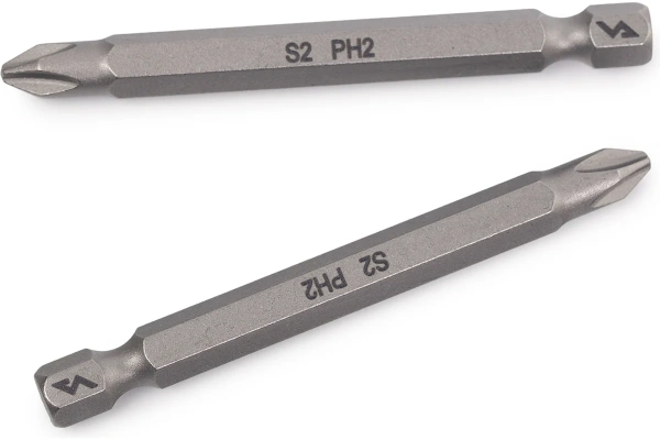 Биты магнитные PH2 x 70 мм 2шт для шуруповерта, сталь S2 VIRA 554500; УТ-00000210