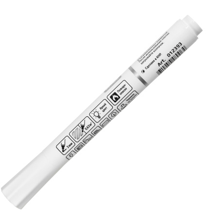 Маркер перманентный 3мм белый LEKON EXTRA WHITE 012393; 11614373