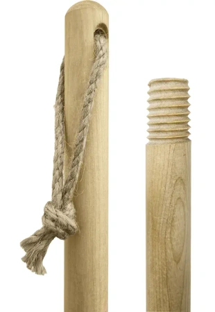 Щётка деревянная для пола с черенком 280мм белый премиум ворс PATTERN (281810); УТ-00000047