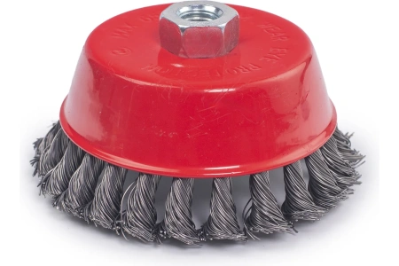 Щетка для УШМ чашка крученая 125 мм VIRA 577025; УТ-00000325