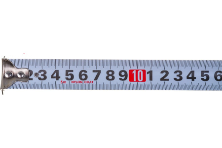 Рулетка 5м-25мм с магнитом, автостоп,лентой нейлон  Effecta Nylon  (580525); 11612890