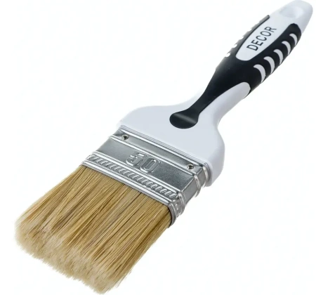 Кисть Black White универсальная 50х15мм, светлая смешанная щетина DECOR 880-050; 11606311