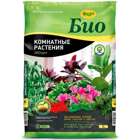 Биогрунт для комнатных растений ФАСКО 5л; 11604010