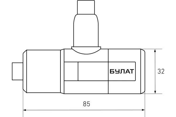 Замок навесной с тросом 18*1200мм с креплением на раму ВС 257 БУЛАТ; 11614545