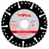 Диск алмазный сегментный 125 мм по металлу, чугуну, стали VIRA 607120; УТ-00000388