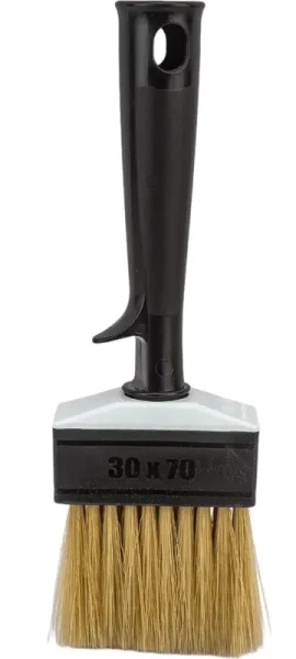 Кисть Black Edition ракля 30х70 мм, смешанная щетина, пластиковая ручка DECOR 760-070; 11607451