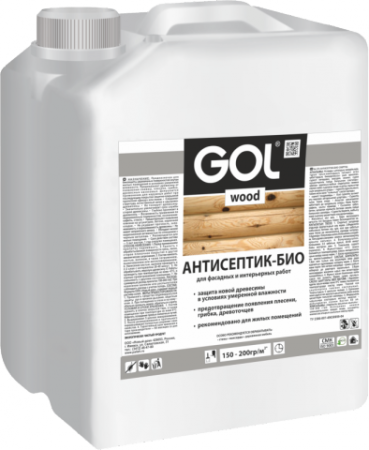 Антисептик - БИО GOL wood пропитка по дереву 10 кг; 11606052