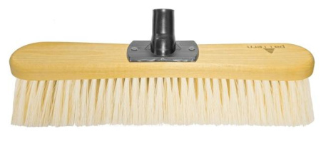 Щётка деревянная для пола 400мм белый премиум ворс с усиленным креплением PATTERN (402730); УТ-00000042