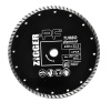 Диск алмазный ZIGGER PF TURBO D230*22,2*2,6*8.0; 11591461