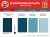 Колер универсальный  №45 Palizh 0.9л бирюза; 11605942