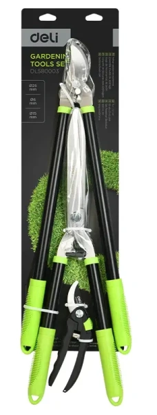 Набор садового инструмента (сучкорез, кусторез + секатор) Deli DL580003; 11614195