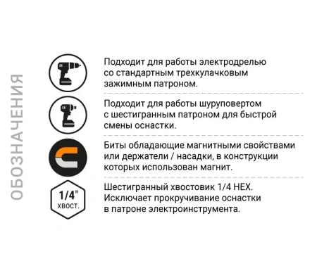 Ключ-насадка магнитная 12х48мм NUT NOX SETTER 1шт (551201); 11614186