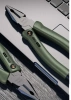 Плоскогубцы удлиненные 160мм рукоятка софттач Home Series Green  Deli HT2106L; 11612837