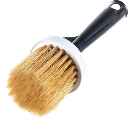 Кисть Black Edition круглая d80 мм синтетическая смешанная щетина DECOR 612-080; 11612562