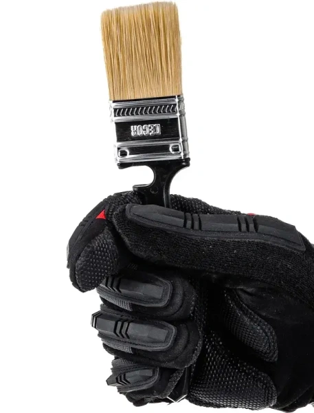 Кисть Black Edition ХИТ ПРОДАЖ 35х12 мм, светлая смешанная щетина DECOR 713-035; 11606315