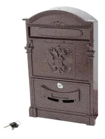 Ящик почтовый ГЕРБ медь АЛЛЮР №4011; 11614733