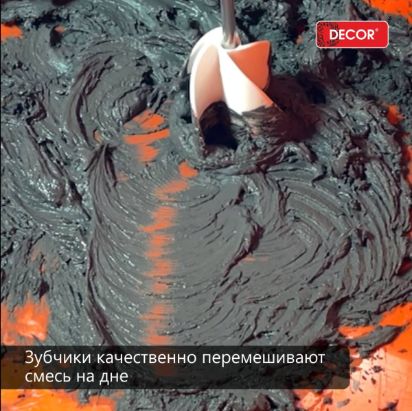 Миксер для затирок, красок, шпатлевок, хвостовик d-6мм, 60мм 999-060 Decor; 11614121