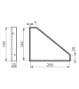 Кронштейн LOFT 200 мод.6 черный  DOMART; 11606671