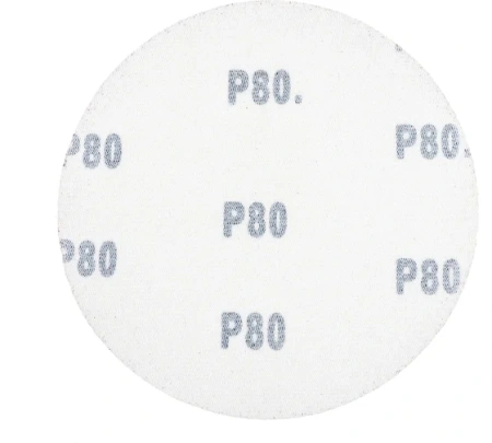 Круг абразивный 125мм, зерно 80, без отверстий Velcro, 5шт/уп Targ 663103; 11615018