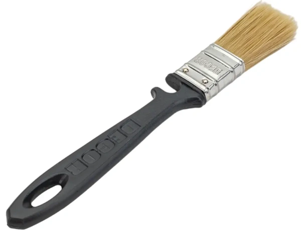 Кисть Black Edition ХИТ ПРОДАЖ 25х12 мм, светлая смешанная щетина DECOR 713-025; 11606314
