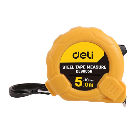 Рулетка 5м*19мм ударопрочная Deli DL9005B 98279; 11608418
