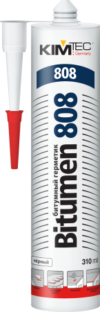 Герметик битумный 310 мл чёрный KIM TEC Bitumen 808 02-01-88; 585213