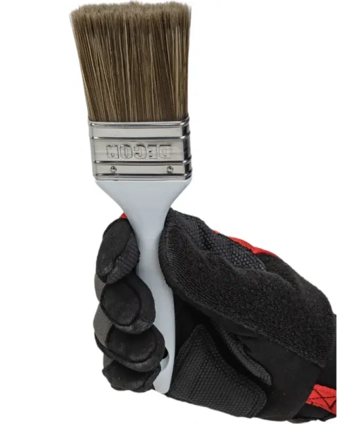 Кисть PROFI для лака 50х15мм темная щетина, пластиковая ручка DECOR 730-050; 11606425