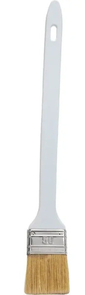 Кисть White Edition радиаторная 40х12, светлая щетина, пластиковая ручка DECOR 750-038; 11608155