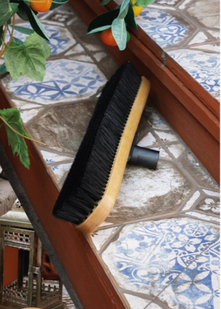 Щётка деревянная для пола 400мм премиум с усиленным креплением PATTERN (401730); УТ-00000041